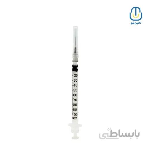 سرنگ انسولین وی مد نیدل جدا گیج ۲۷ ا V-med needle insulin syringe size 27