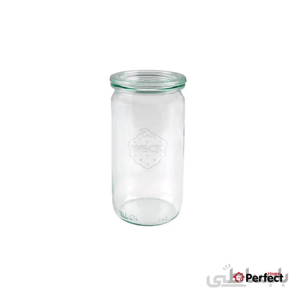 ظرف شیشه ای در دار Weck 340ml مدل ۹۷۵