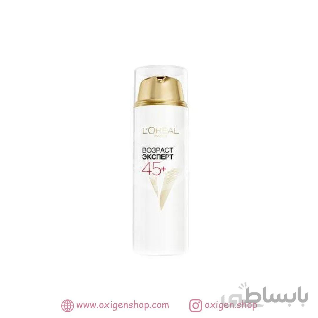 کرم روز ضدچروک +45 لورال ا L'Oreal Paris Age Expert +45 Cream