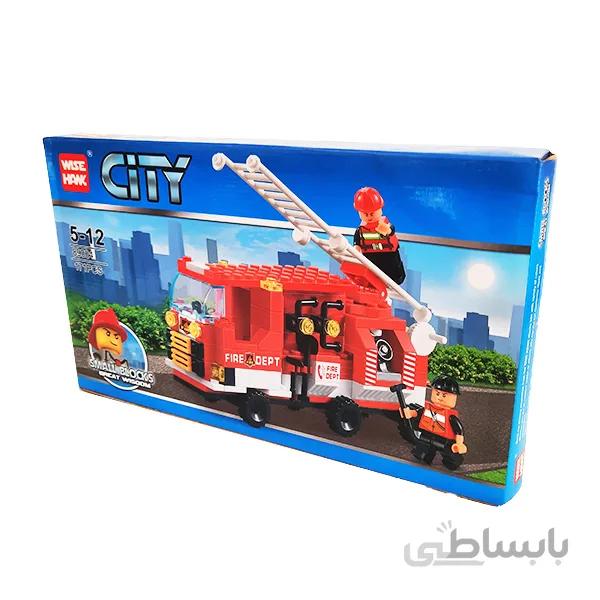 لگو ریز ماشین آتش نشانی کد 89004 تعداد قطعه 171
