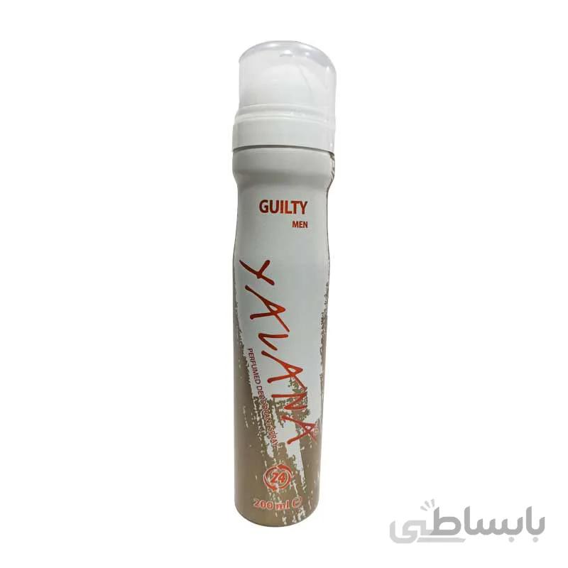 اسپری مردانه یالانا مدل جولتی 200 میل yalana guilty
