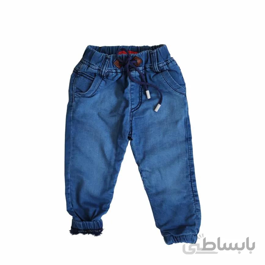 شلوار جین لاینر پشمی