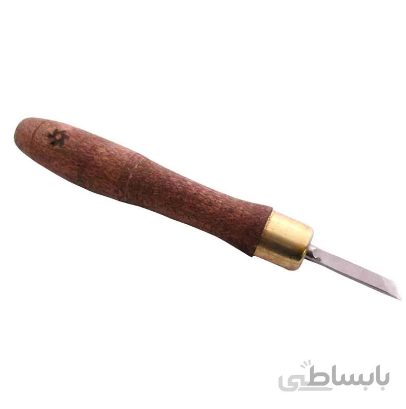 مغار سر کج دو طرفه ظریف کاری مدادی عرض 5 میلیمتر