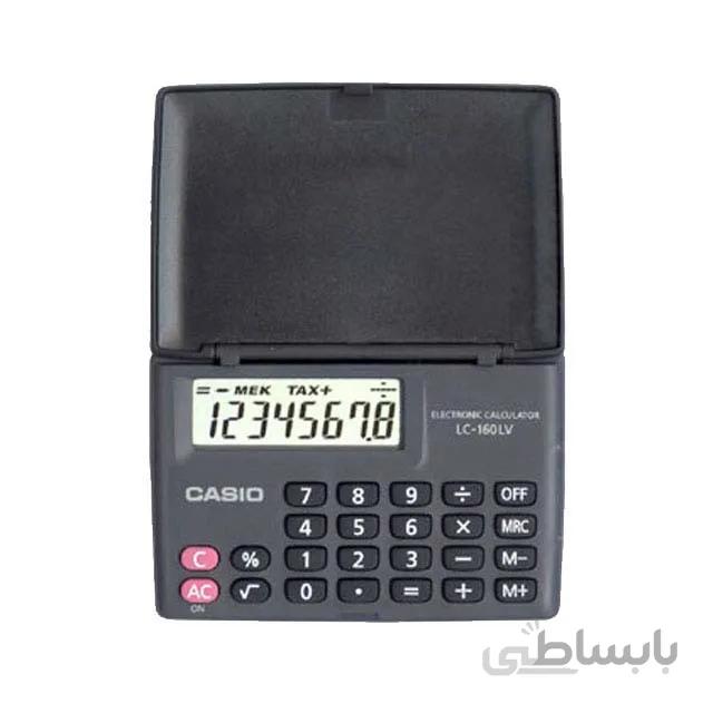 ماشین حساب مدل LC-160LV-BK-W کاسیو ا Casio LC-160LV-BK-W Calculator