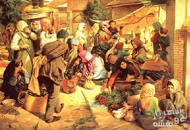نخ و نقشه تابلو فرش طرح ایران کد 275