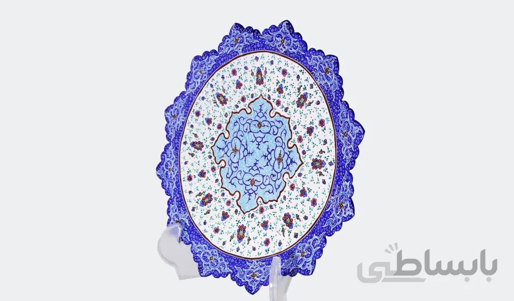 بشقاب اسلیمی ختایی ترنج
