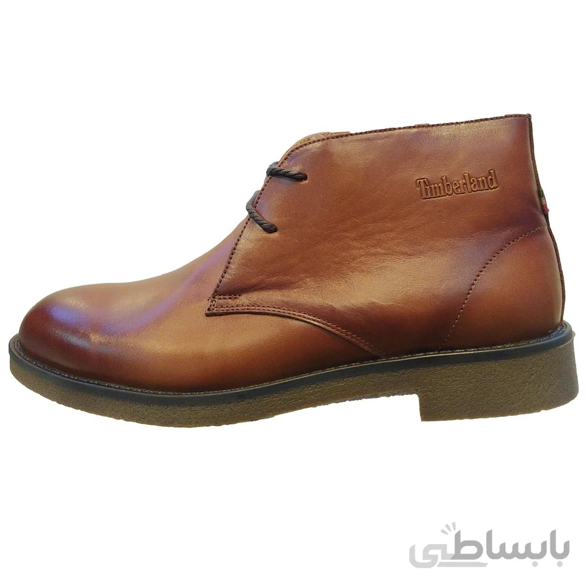 نیم بوت مردانه مدل چرمی timberland 2 40