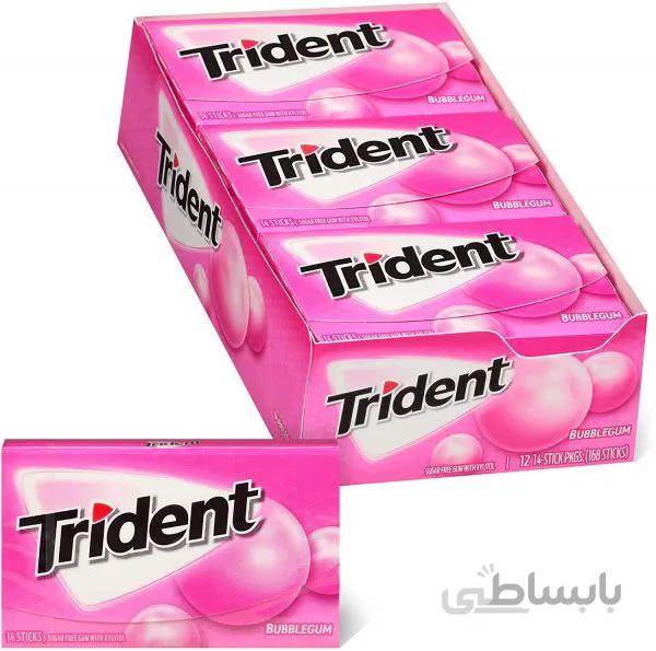 آدامس تریدنت طعم بادکنکی بسته ۱۲ عددی – Trident Bubble Gum – 12 pcs