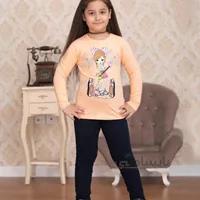 ست بلوز شلوار بچه گانه پاییزه دخترانه مدل دختر گیتاریست شیک کد 114 - فروشگاه اینترنتی بچه شیک