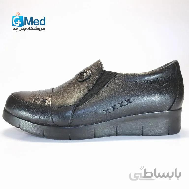 کفش چرم طبی زنانه دکتر فام کد ۱۷۱