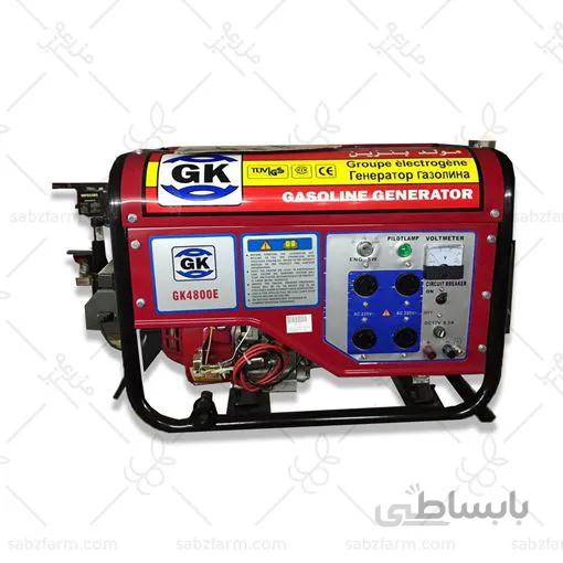 موتور برق 3 کیلو وات استارتی جیکا مدل 4800 E -GK