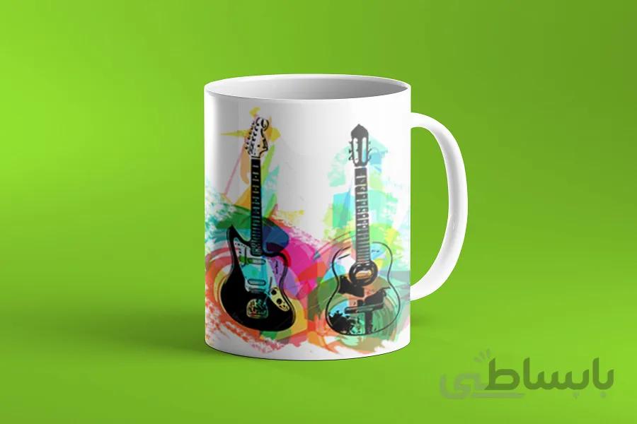 ماگ طرح گیتار