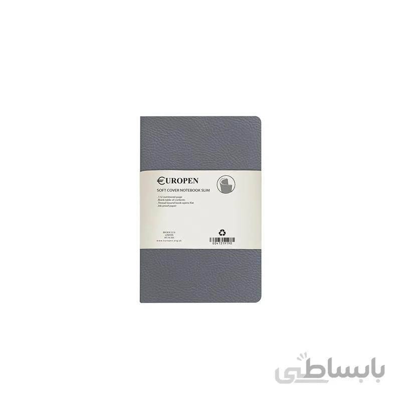 دفتر یوروپن مدل NOTEBOOK SOFTCOVER SLIM طوسی