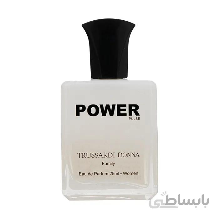 عطر جیبی زنانه پاور پالس مدل تروساردی دونا حجم 25 ملی لیتر