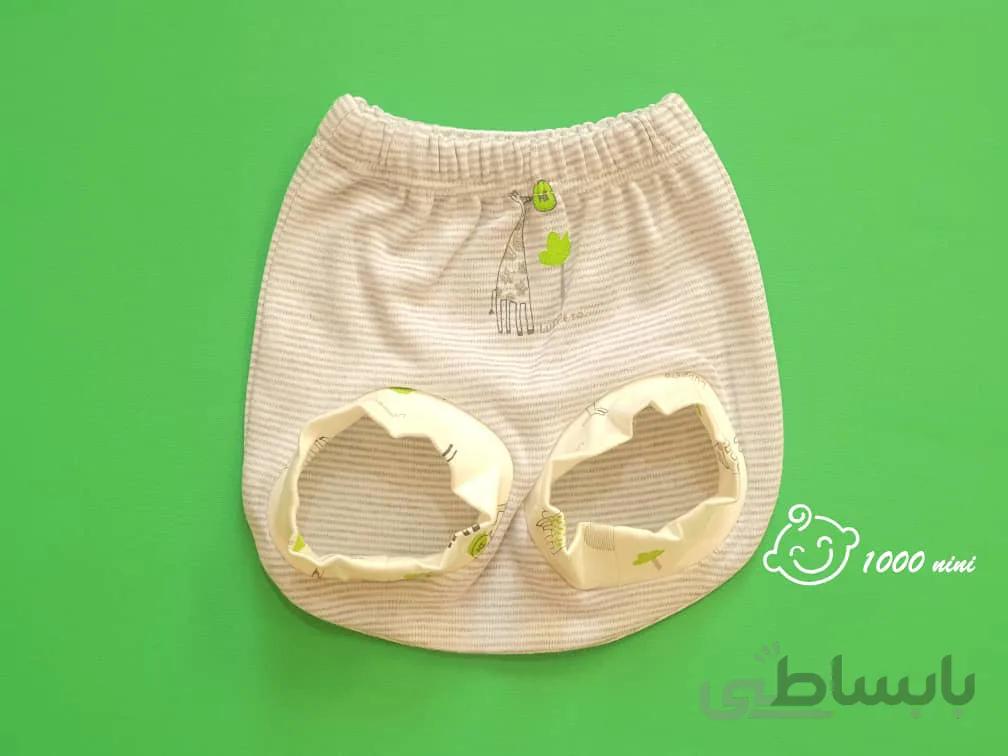 شورت عینکی زرافه سبز لوپتو