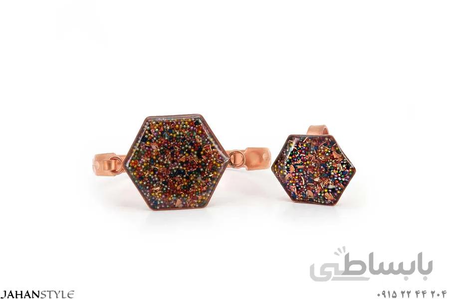 نیم ست مسی زنانه و دخترانه کد 588171