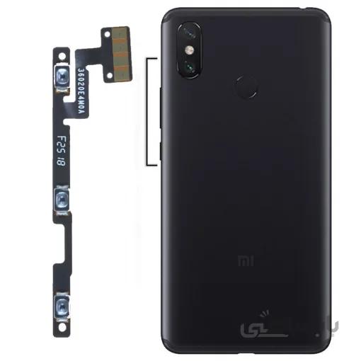 فلت پاور و ولوم گوشی شیائومی Mi Max 3 ا فلت پاور و ولوم گوشی شیائومی Mi Max 3