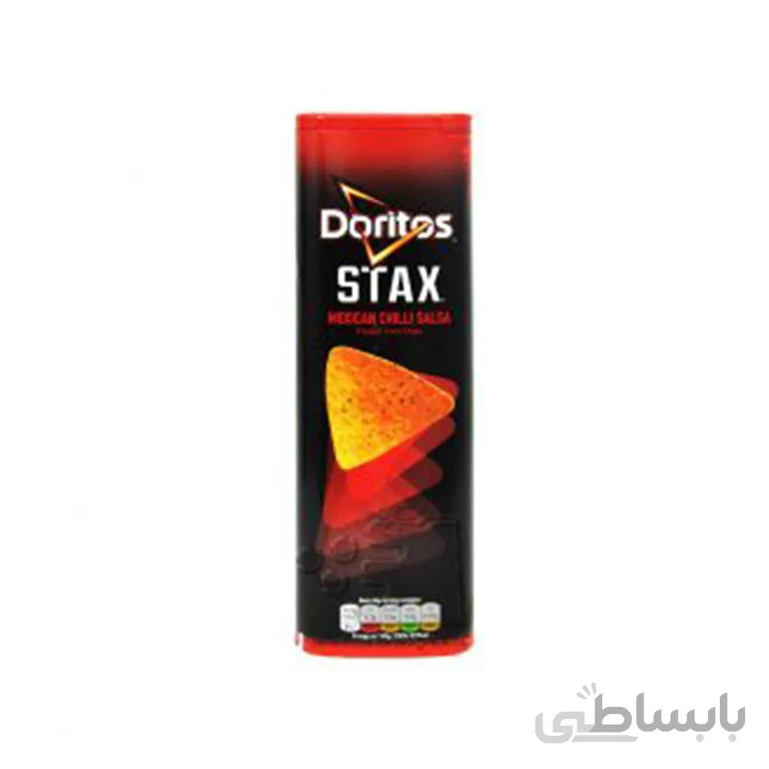 چیپس ذرت ناچو سالسا تند مکزیکی ۱۷۰ گرم دوریتوز Doritos Stax