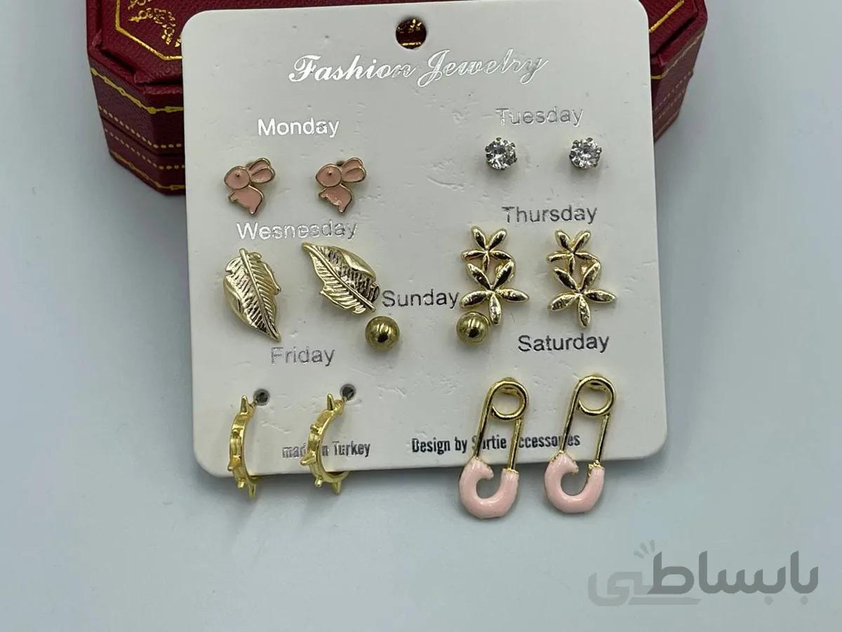 گوشواره پکی هفتگی
