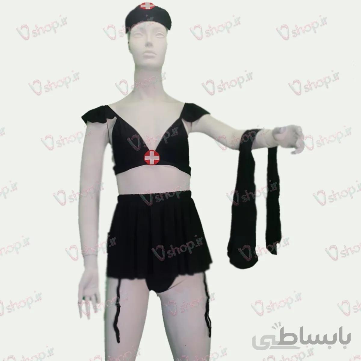کاستوم پرستاری مشکی