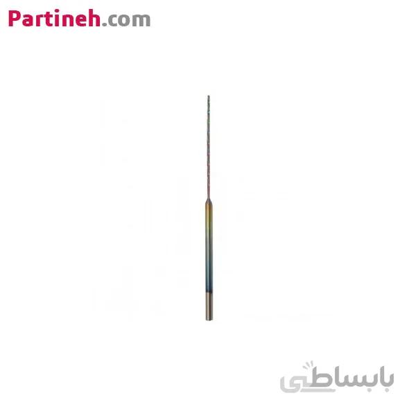 مته بلند سایز 0.8 میلیمتر با طول موثر 35 میلیمتر ا Drill bit 0.8 mm