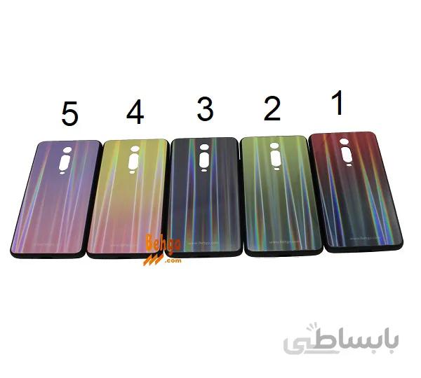 کاور شیائومی می 9 تی Xiaomi Mi 9T لیزری رنگی محافظ قاب شیائومی می 9 تی Xiaomi Mi 9T مدل لیزری گوشی Tempered Glass Laser Case Xiaomi Mi 9T/K20