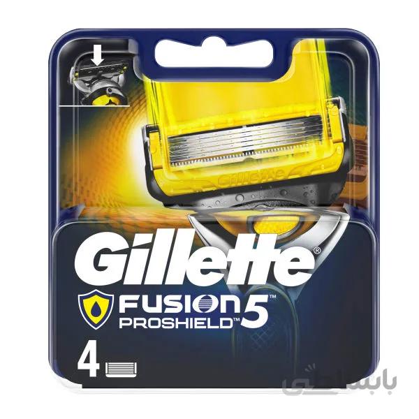 یدک تیغ اصلاح فیوژن پروشیلد ژیلت - 4 عددی ا Gillette Fusion Proshield 4 Pieces