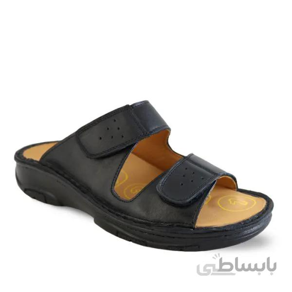 دمپایی مردانه چرم طبی آداک مدل برکمن