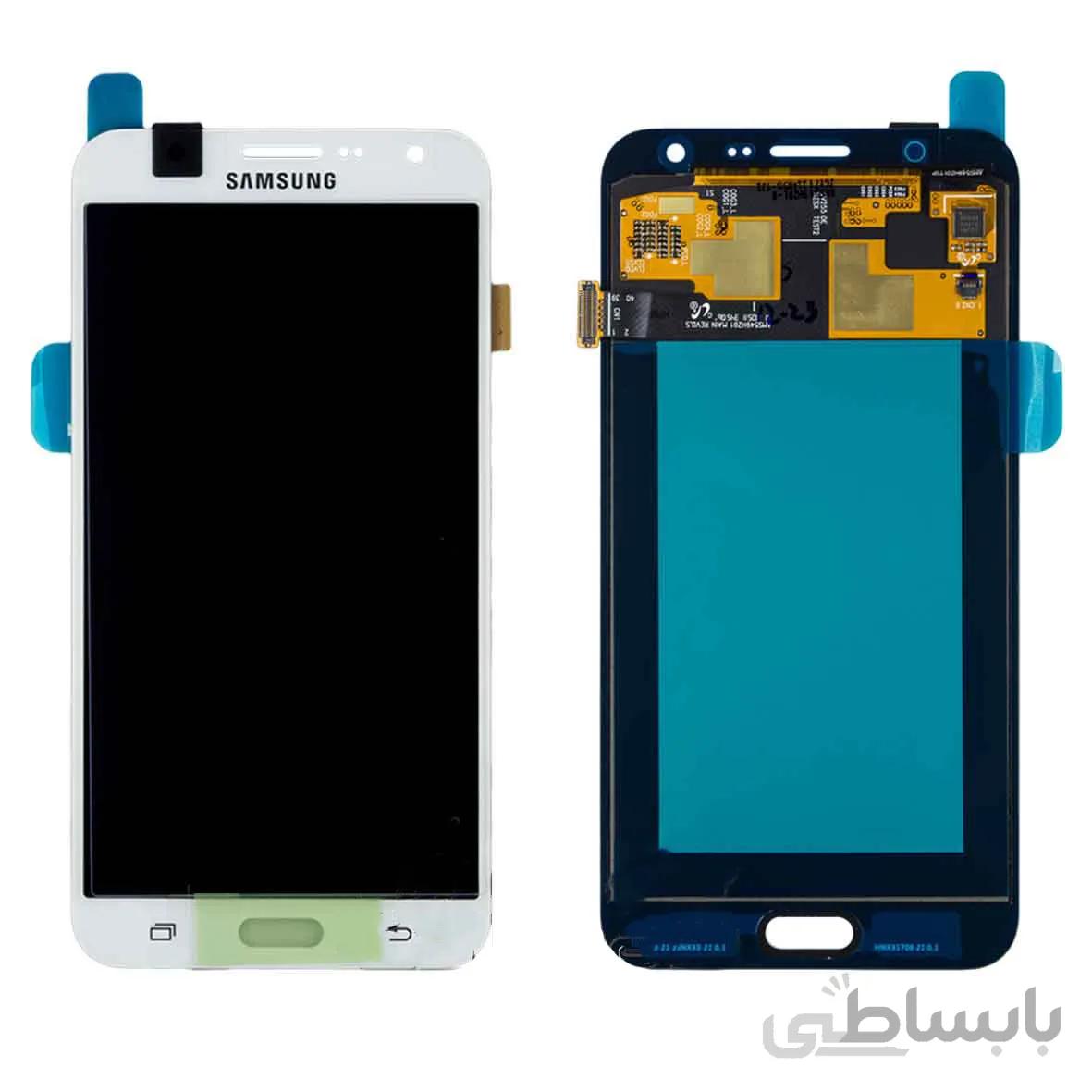 تاچ ال سی دی سامسونگ گلس تعویض سفید SAMSUNG J7 2015 J700