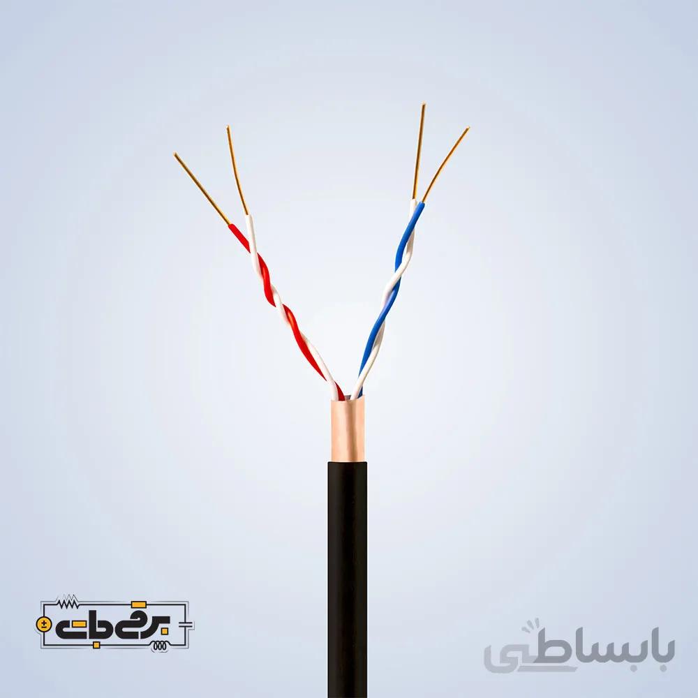 کابل2 زوج زمینی 0.6 تمام مس برند مازندران