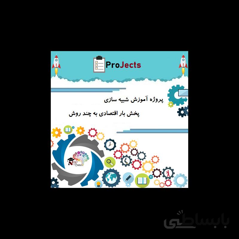 پروژه آموزش شبیه سازی پخش بار اقتصادی به چند روش
