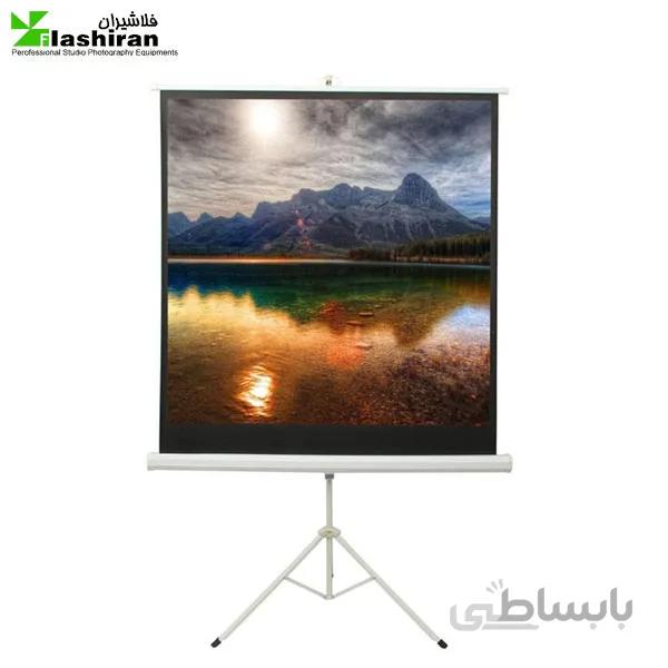 پرده نمایش پایه دار اسکوپ سایز ۲.۵ در ۲.۵متری
