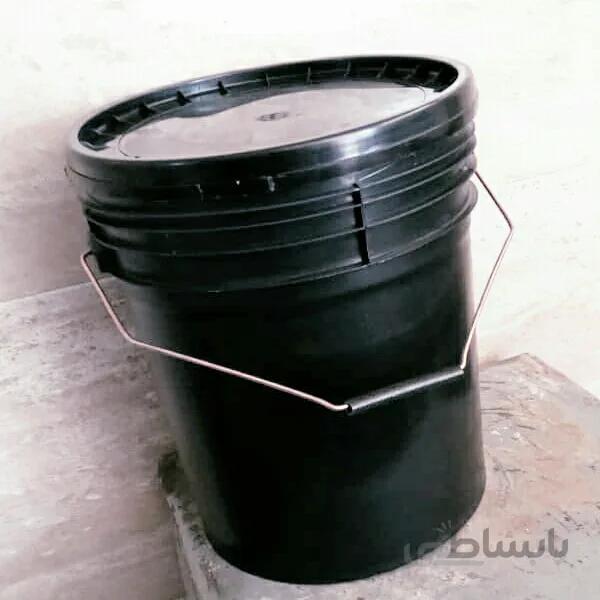 سطل مشکی ۲۰لیتری طرح۳