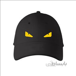 کلاه کتان مشکی فندی