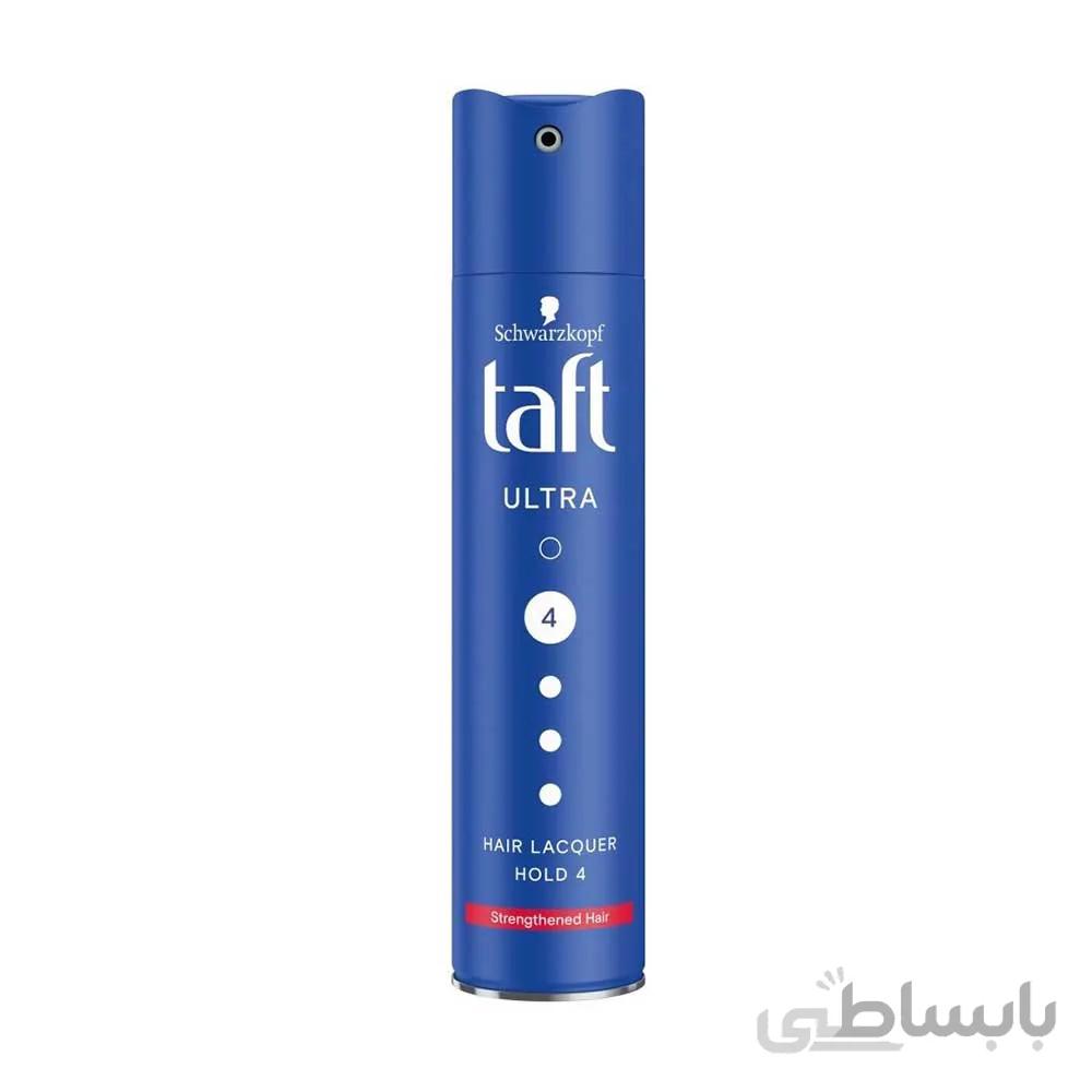 اسپری نگهدارنده حالت مو تافت مدل ULTRA در حجم 250میلی لیتر ا ultra Taft Hair Conditioner Holding Spray 250ml