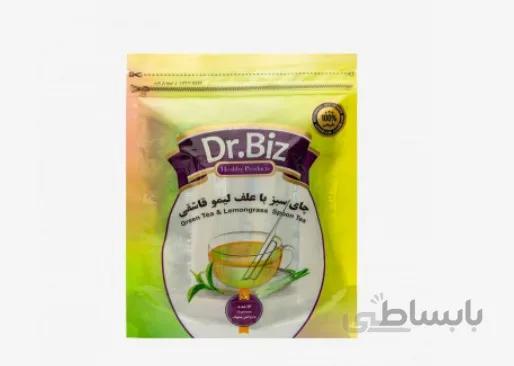 دمنوش چایی سبز و علف لیمو 16 عددی Dr.Biz