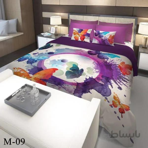 روتختی سه بعدی ساتن ابریشم ترک طرح مدرن کد m 09