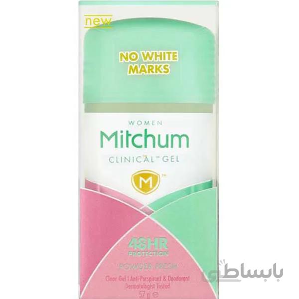 ژل صابونی ضد عرق و دئودورانت زنانه میچام (با رایحه پودر بچه) mitchum