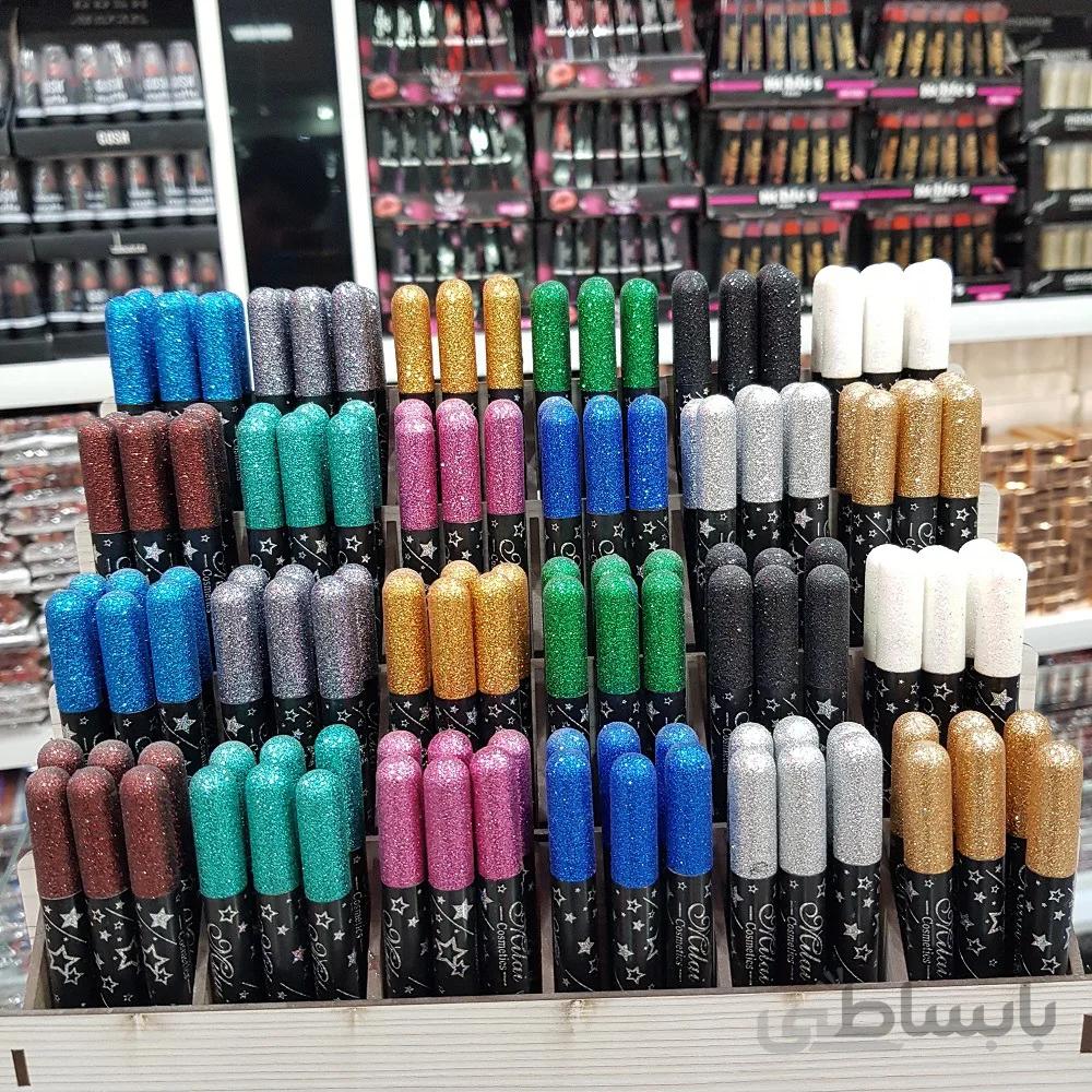 مداد چشم گلیتری میلانی MILANI در 12 رنگ مختلف