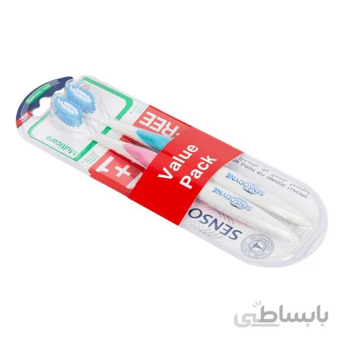 مسواک سنسوداین مدل مولتی کر SENSODYNE Multi Care بسته دو عددی