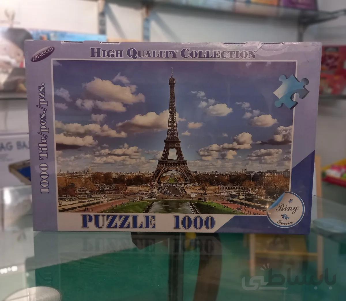 پازل 1000 تکه رینگ طرح برج ایفل 2 ا Ring puzzle 100 pcs Eifel Tower Model 2