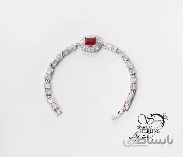 دستبند طرح طلا رنگ ثابت کد 181514