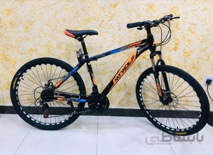 دوچرخه مدل ام تی وولف MTWolf سایز 26 بدنه استیل