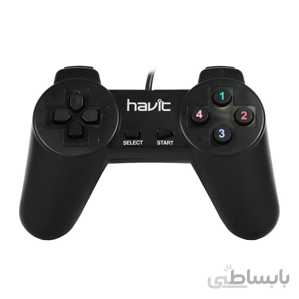 دسته بازی تک نفره بدون شوک هویت مدل HV-G60