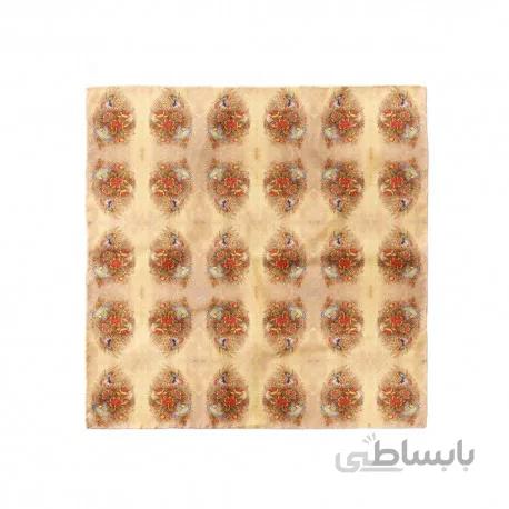 پوشت (دستمال جیب) گل مرغ کرم
