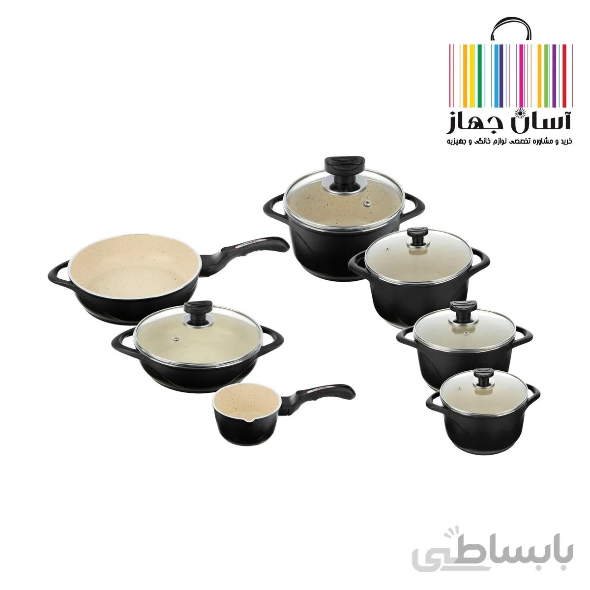 سرویس پخت و پز 12 پارچه عروس مدل ویکتوریا