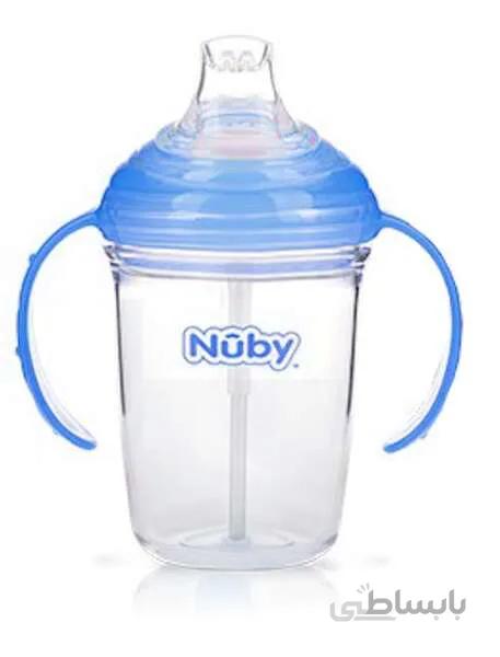 لیوان نی دار تریتان +6 ماه آبی نابی Nuby