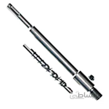 دنباله و مته گردبر بتن 11 سانت چهار شیار ا Shank Hole Saw concrete 11 cm