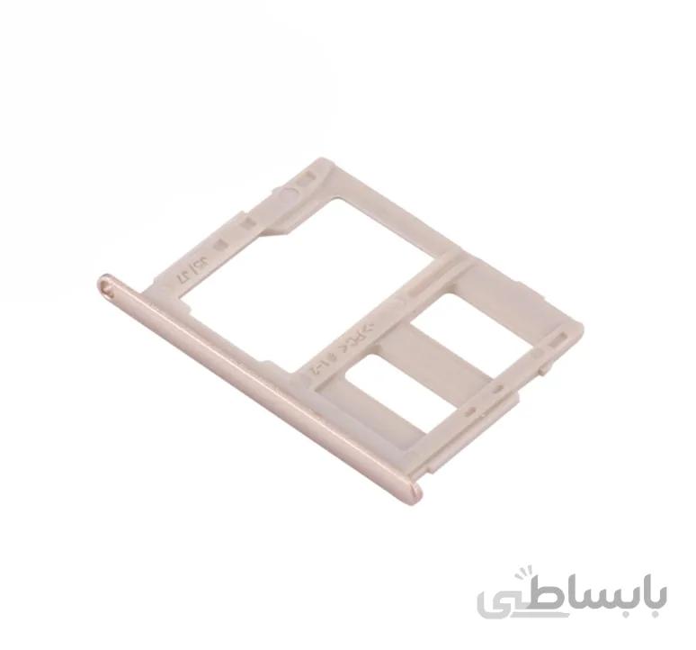 خشاب سیم کارت سامسونگ J5 پرو طلایی دو سیم کارت SIM CARD TRAY HOLDER J5 PRO