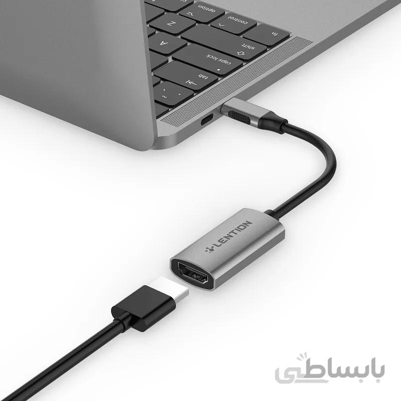 مبدل LENTION USB-C TO HDMI مدل CU607